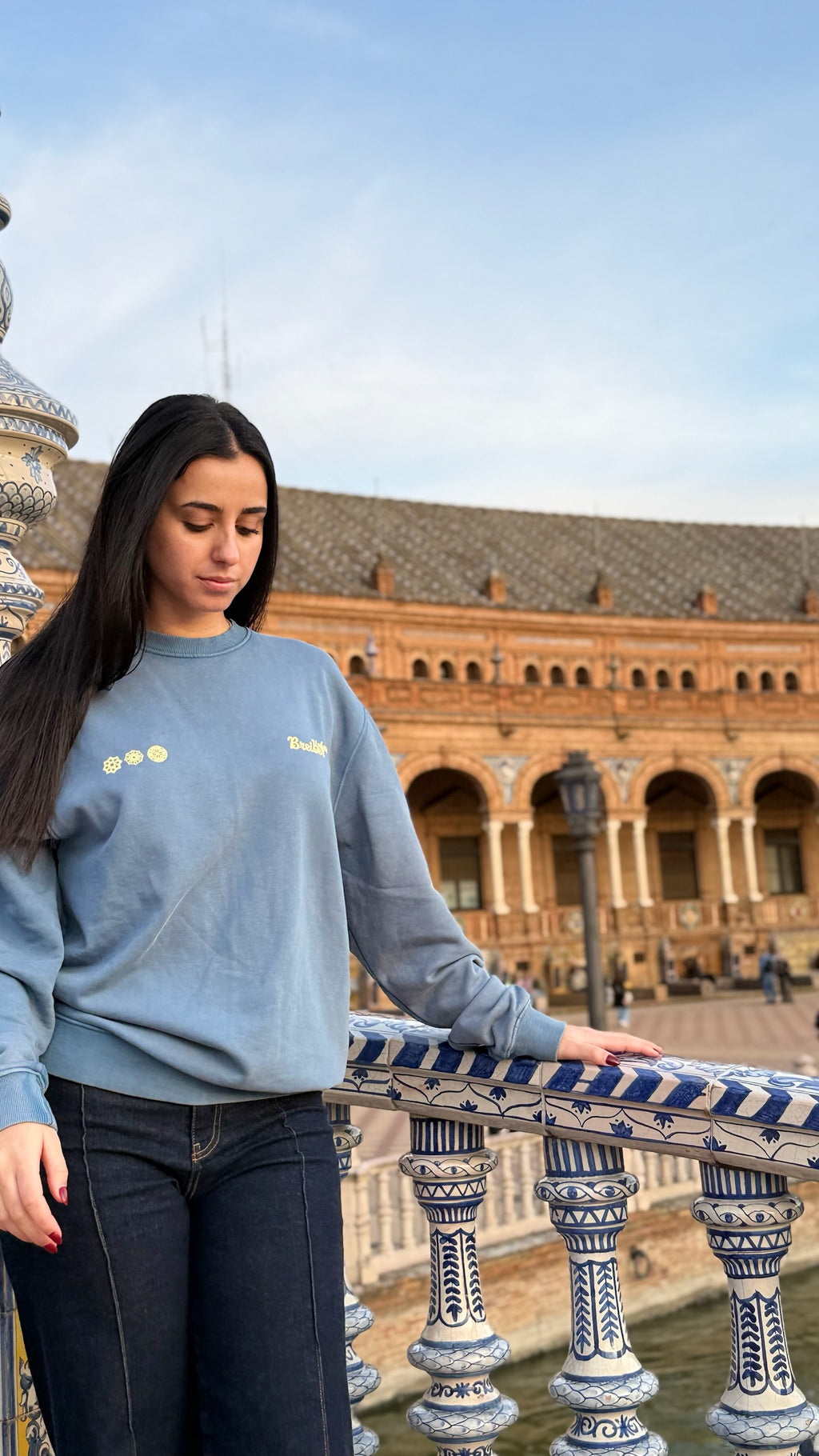 SUDADERA CHINE BLUE - Breiser Original Spain