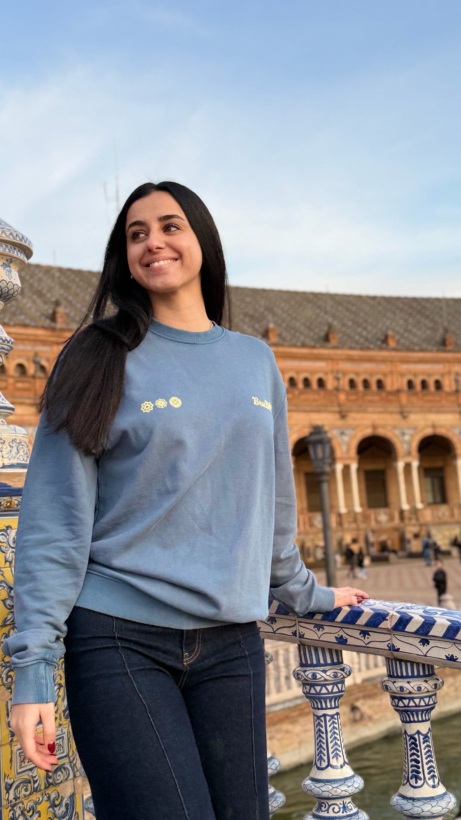 SUDADERA CHINE BLUE - Breiser Original Spain