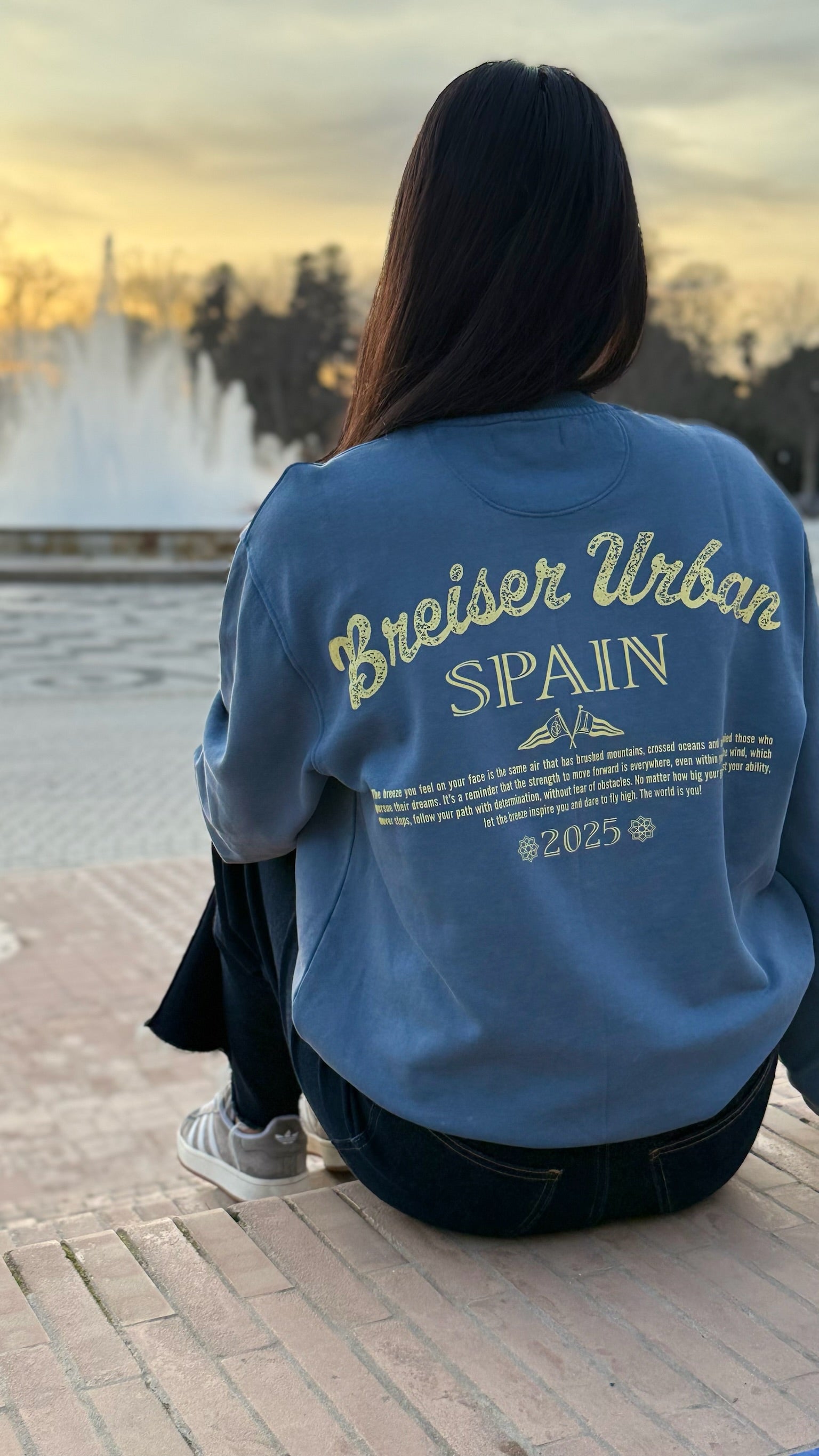 SUDADERA CHINE BLUE - Breiser Original Spain