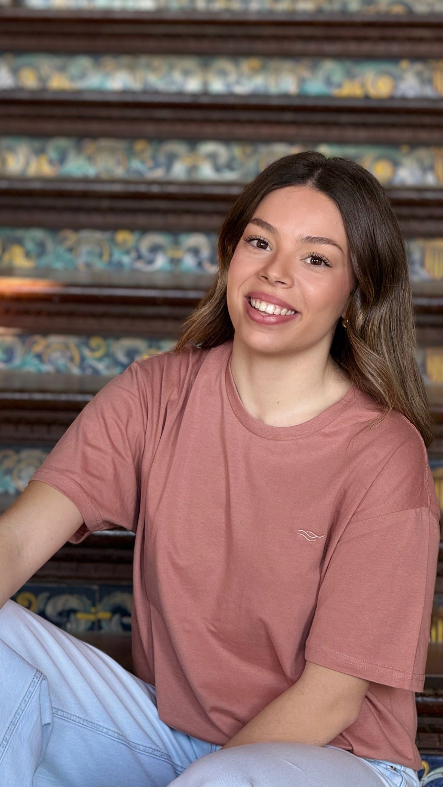 CAMISETA SALMÓN - Breiser esencial