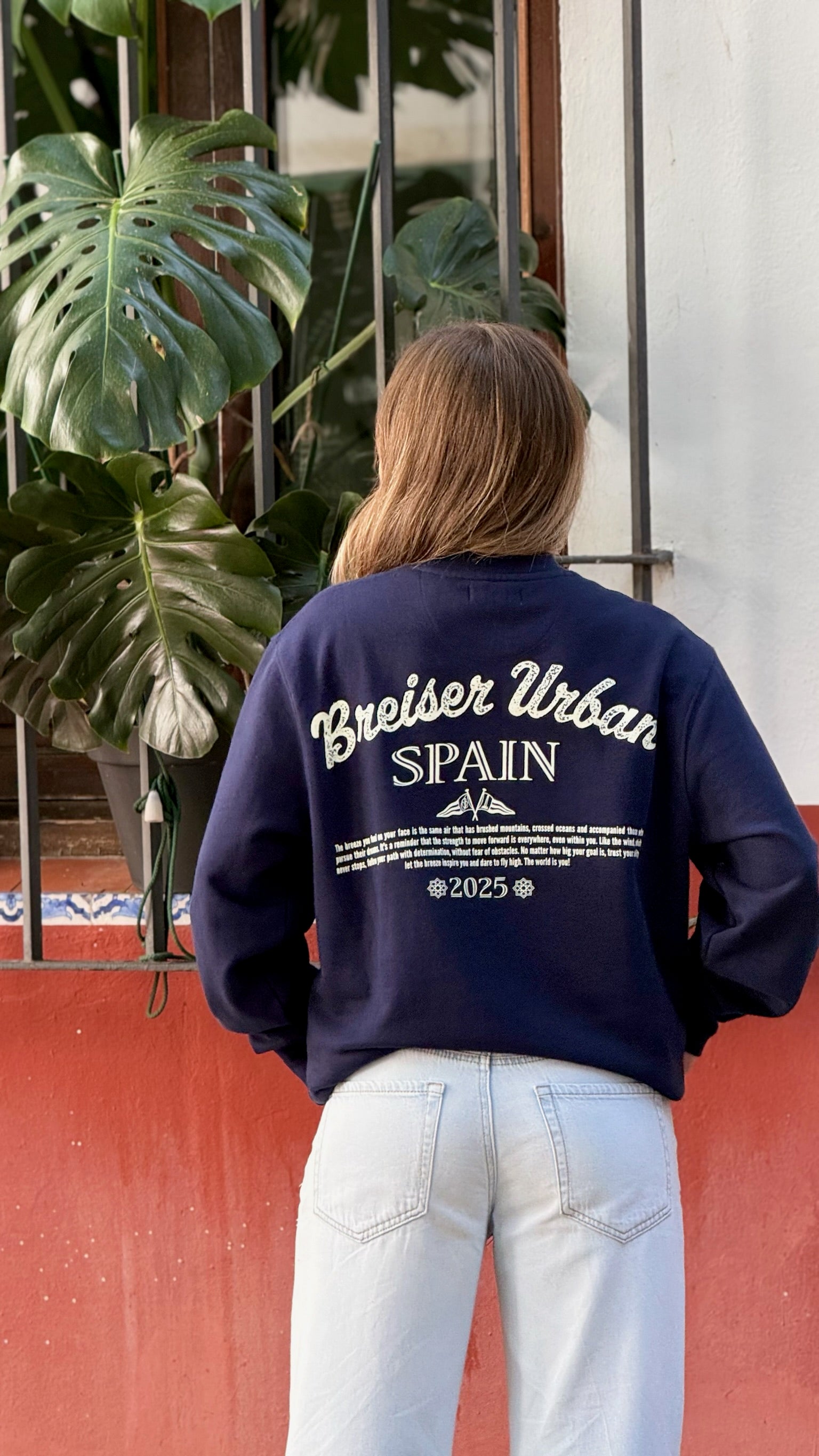 SUDADERA AZUL MARINA - Breiser Original Spain