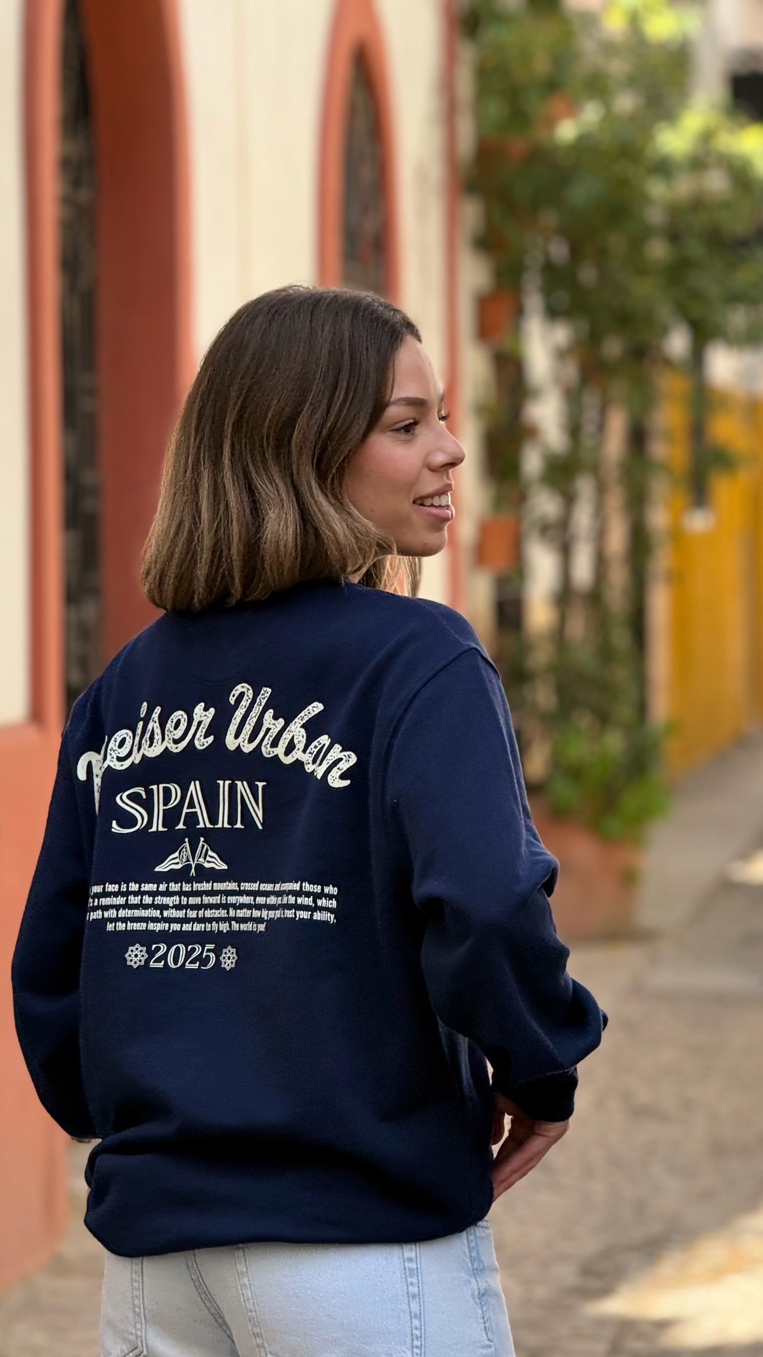 SUDADERA AZUL MARINA - Breiser Original Spain