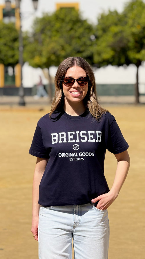 CAMISETA AZUL MARINO — Breiser Original Goods