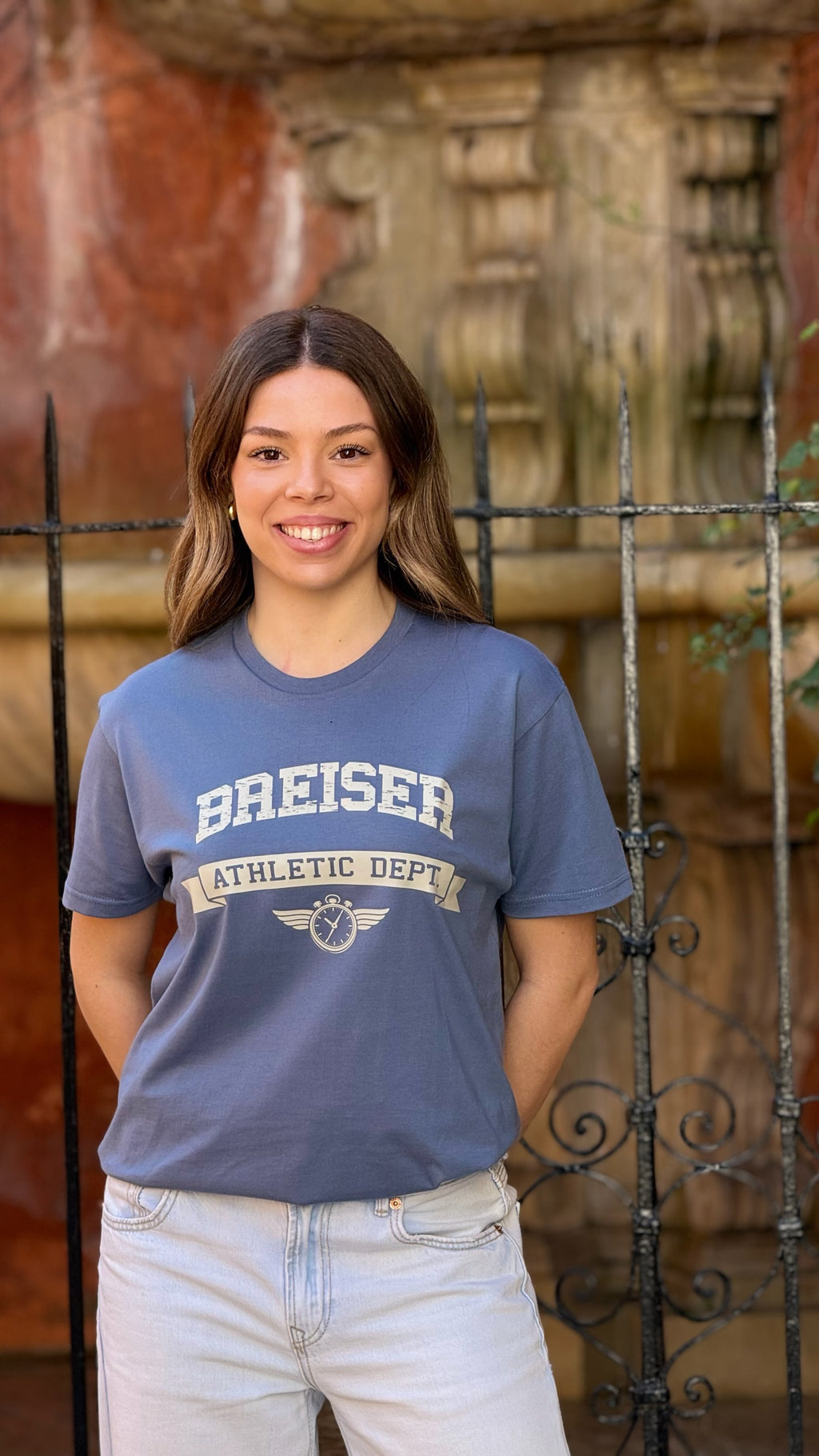 CAMISETA AZUL - BREISER Athletic Dept