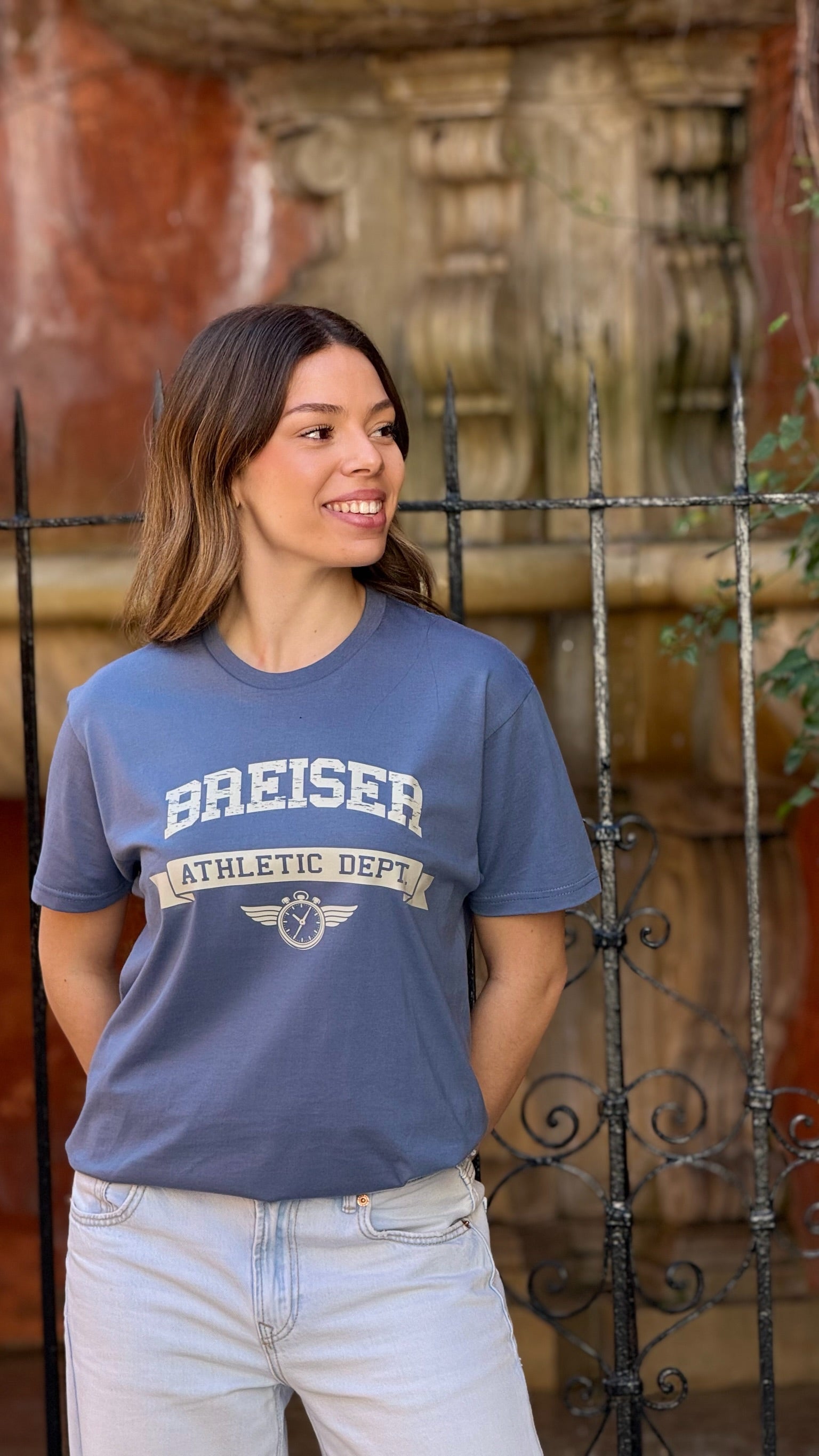 CAMISETA AZUL - BREISER Athletic Dept