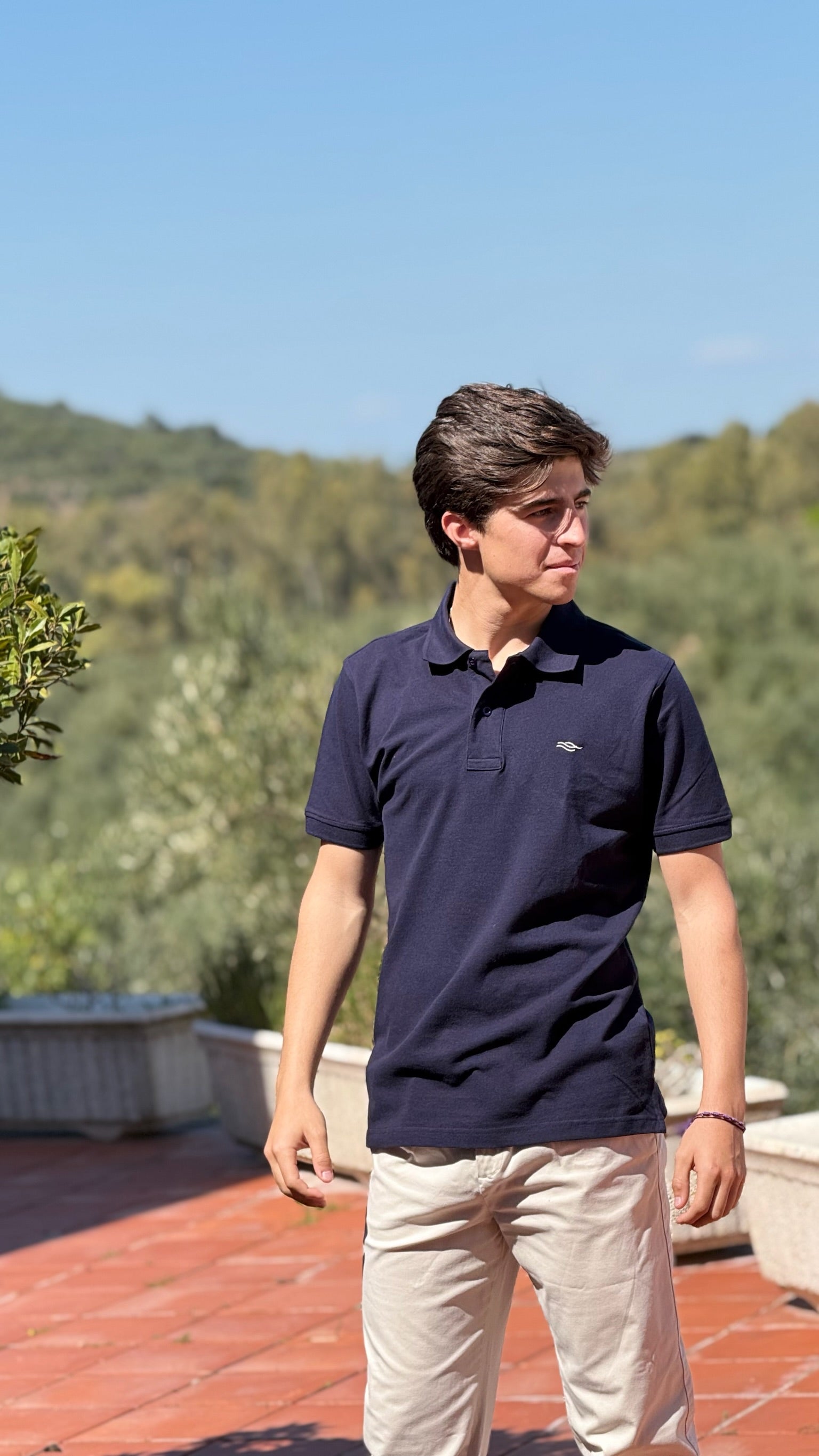 POLO AZUL MARINO - Breiser clásico