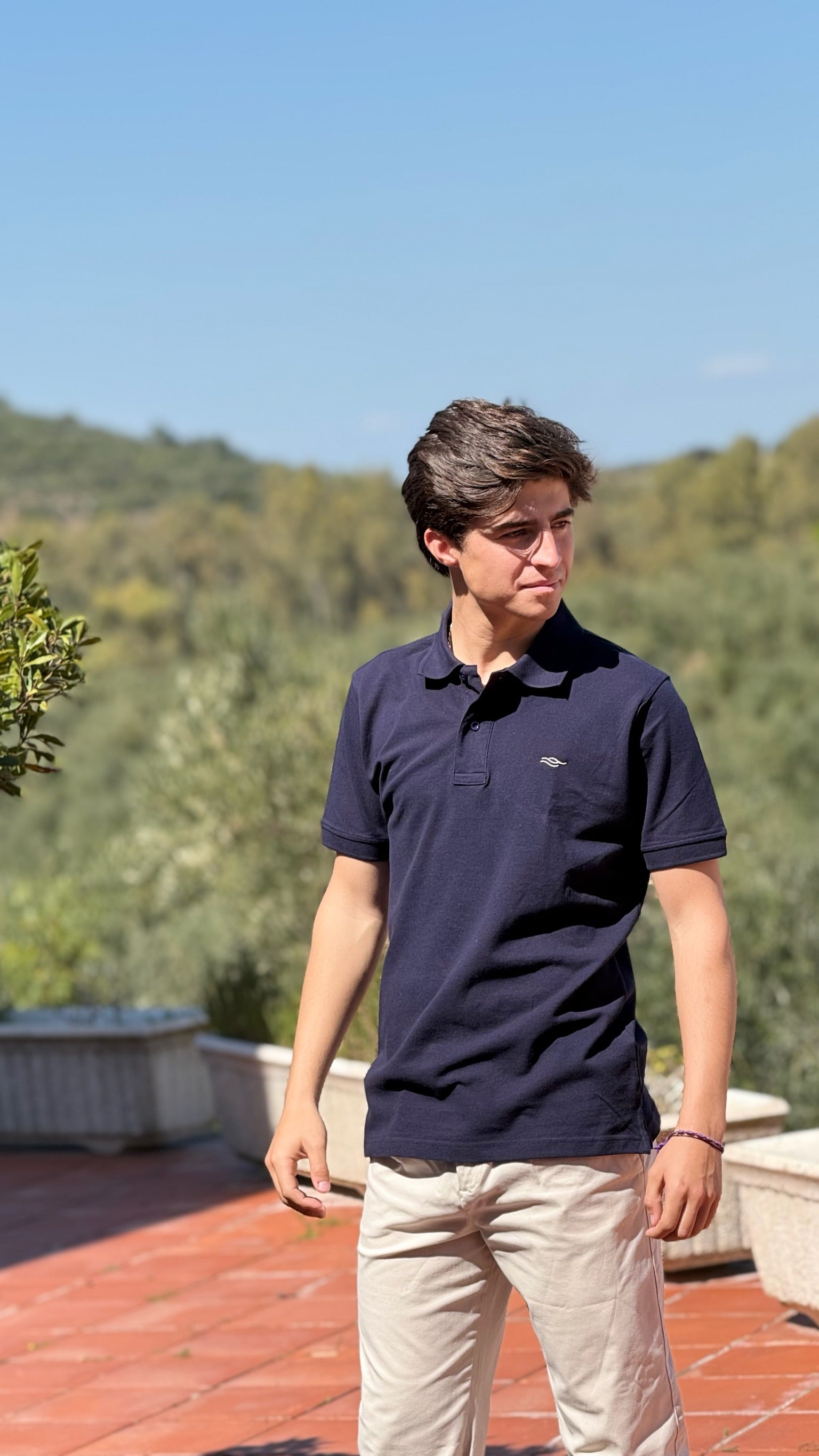 POLO AZUL MARINO - Breiser clásico