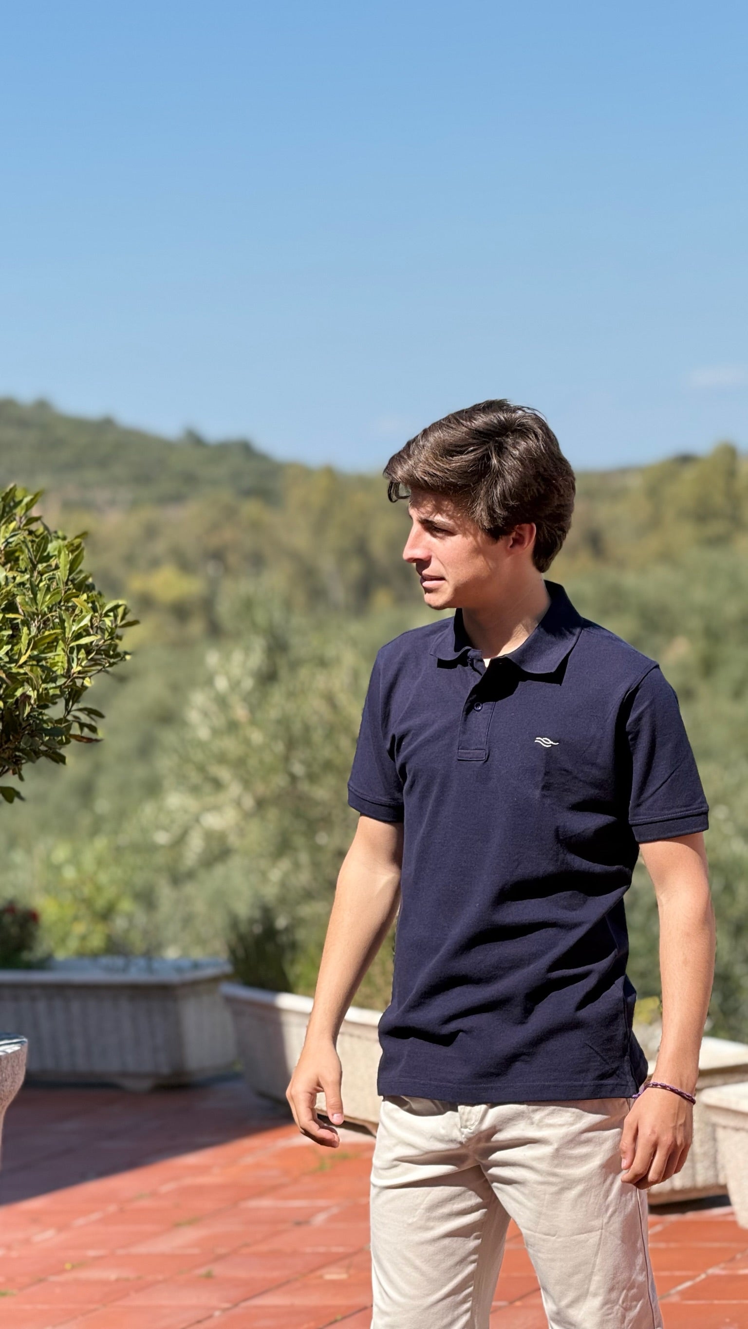 POLO AZUL MARINO - Breiser clásico