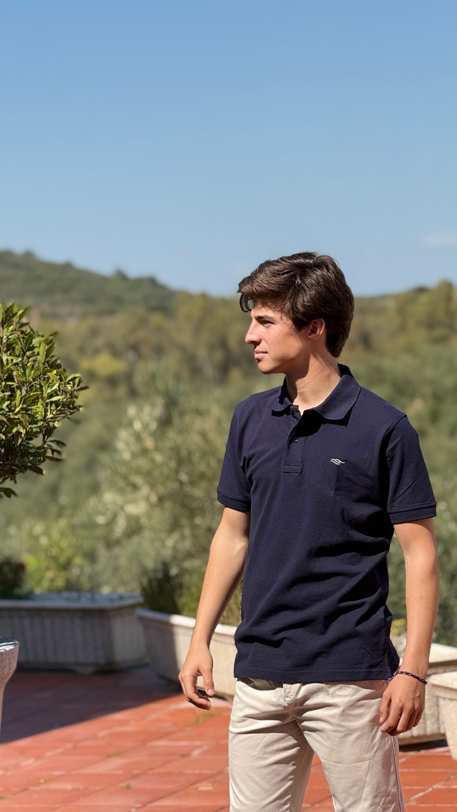 POLO AZUL MARINO - Breiser clásico