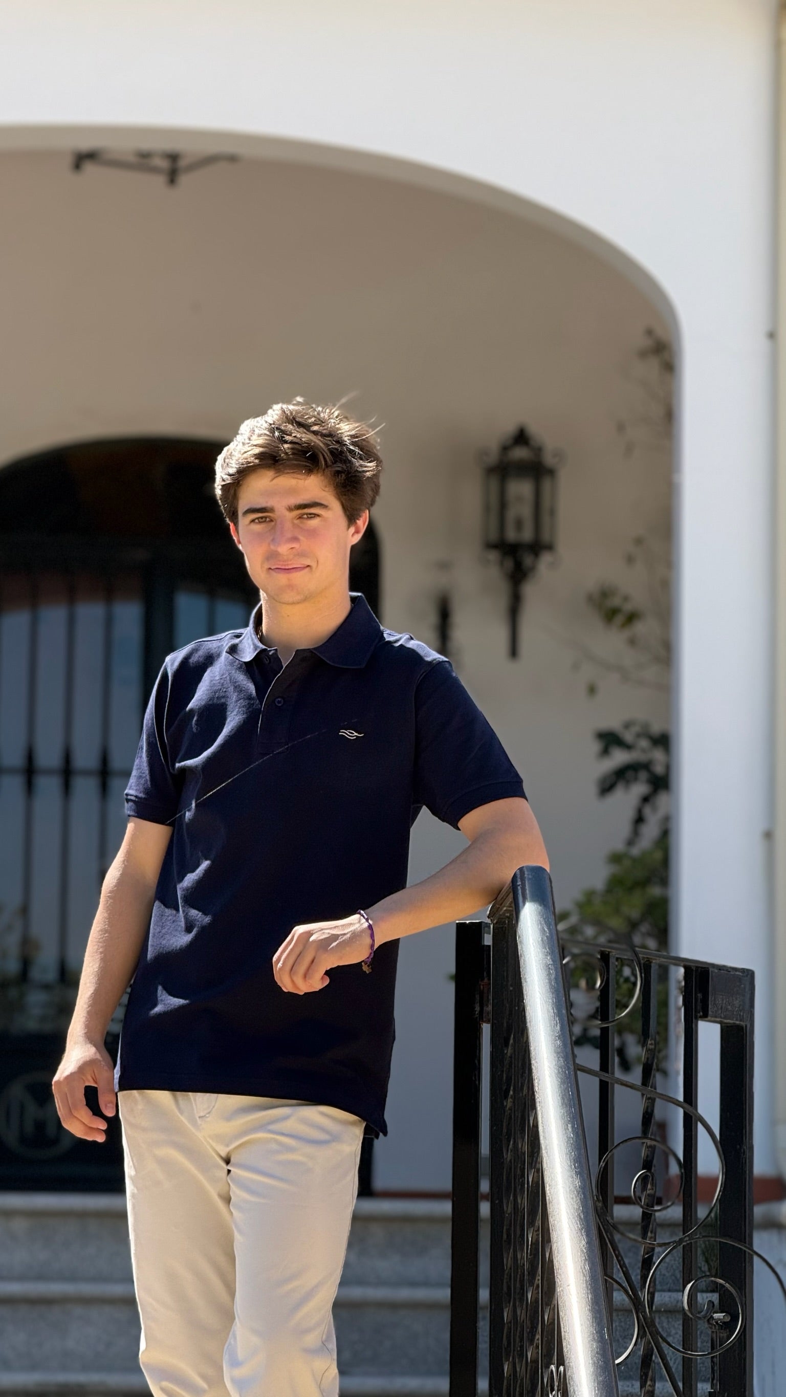 POLO AZUL MARINO - Breiser clásico