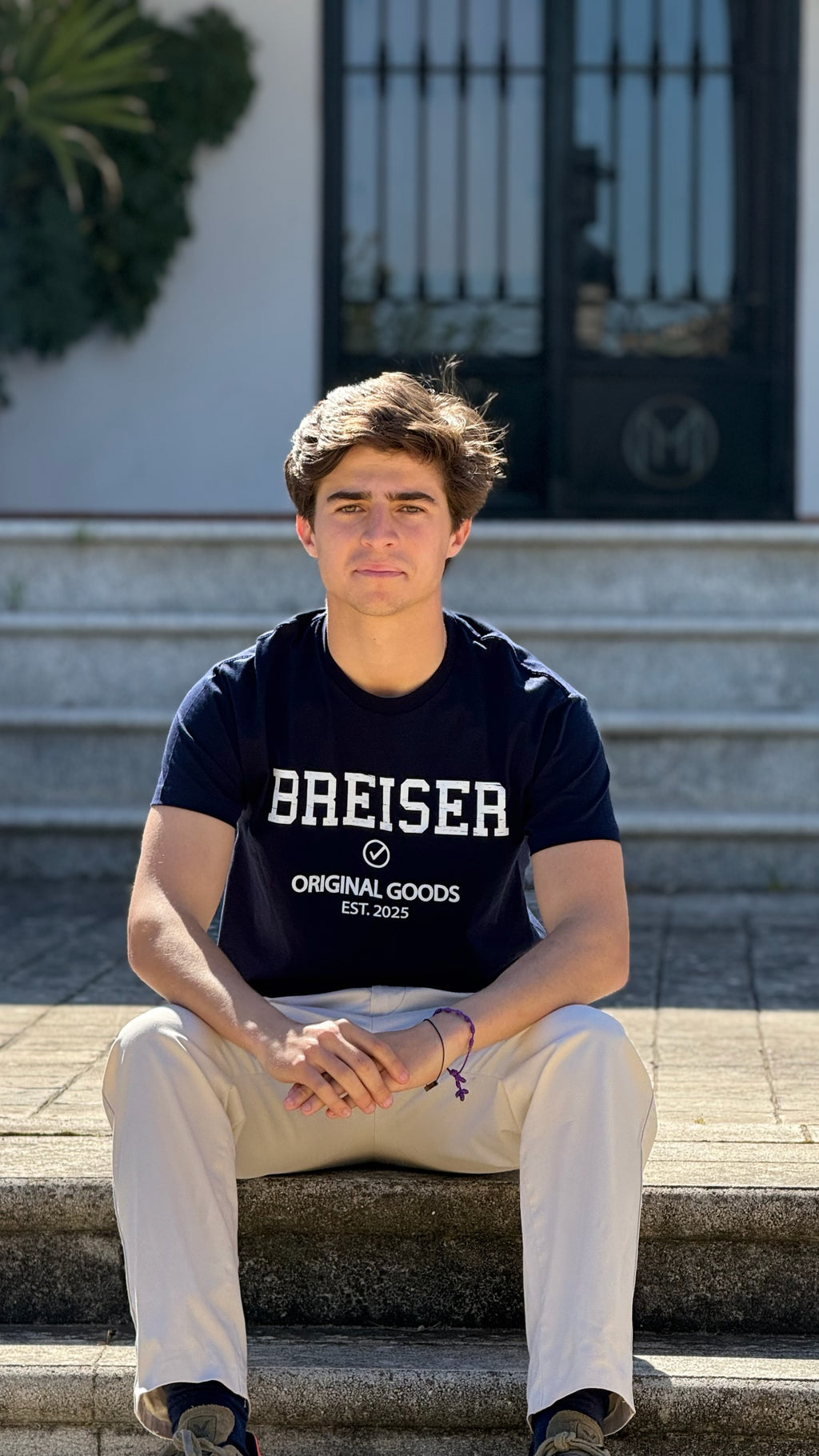 CAMISETA AZUL MARINO — Breiser Original Goods
