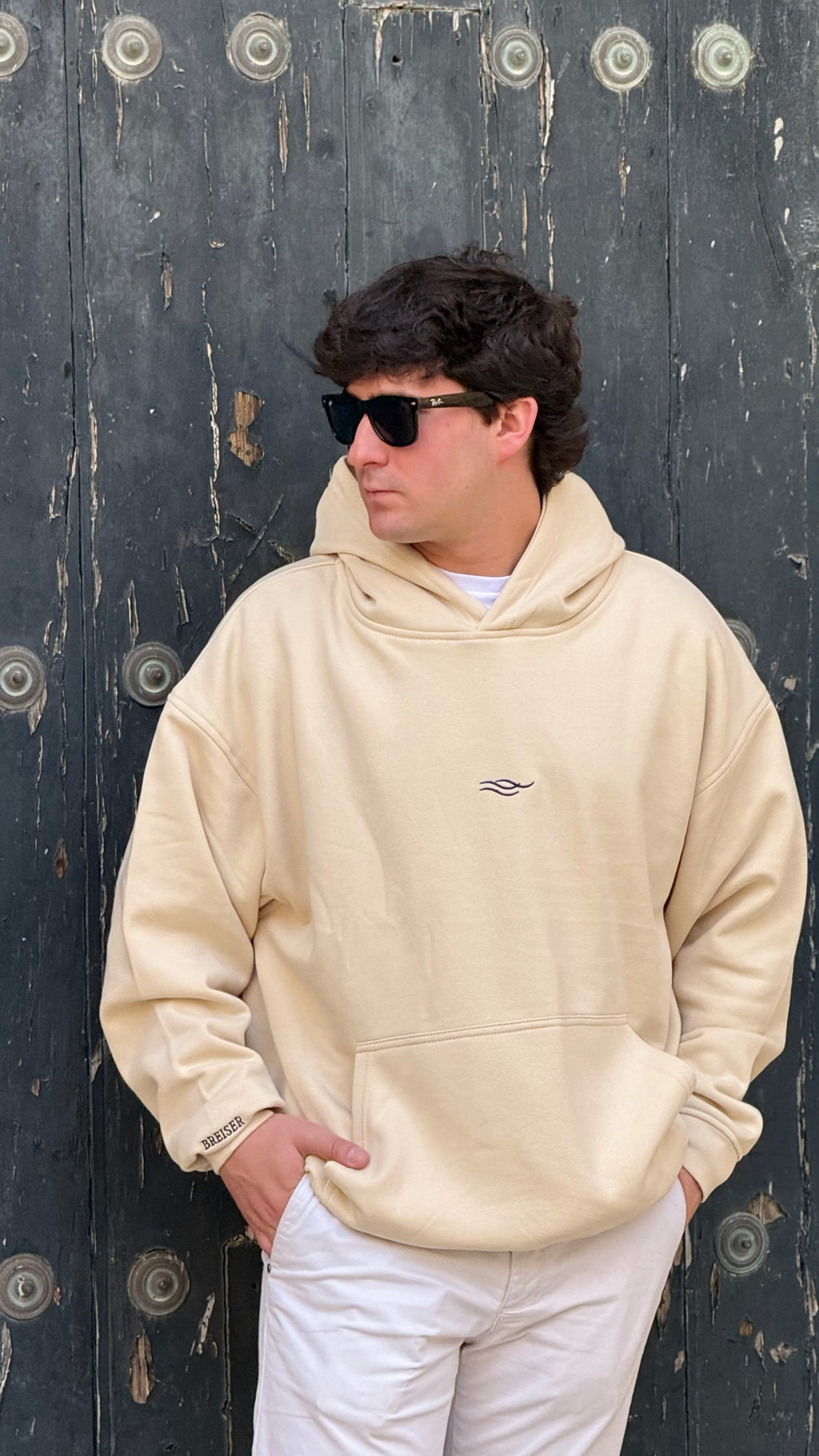 SUDADERA CAPUCHA BEIGUE - Breiser Original