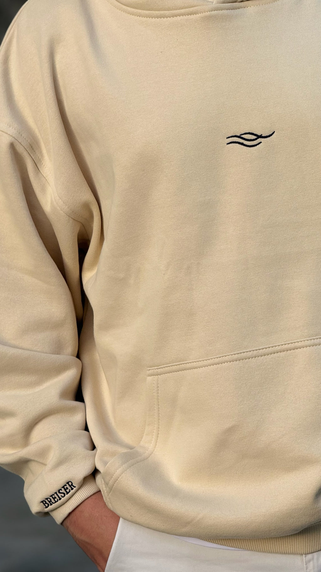 SUDADERA CAPUCHA BEIGUE - Breiser Original