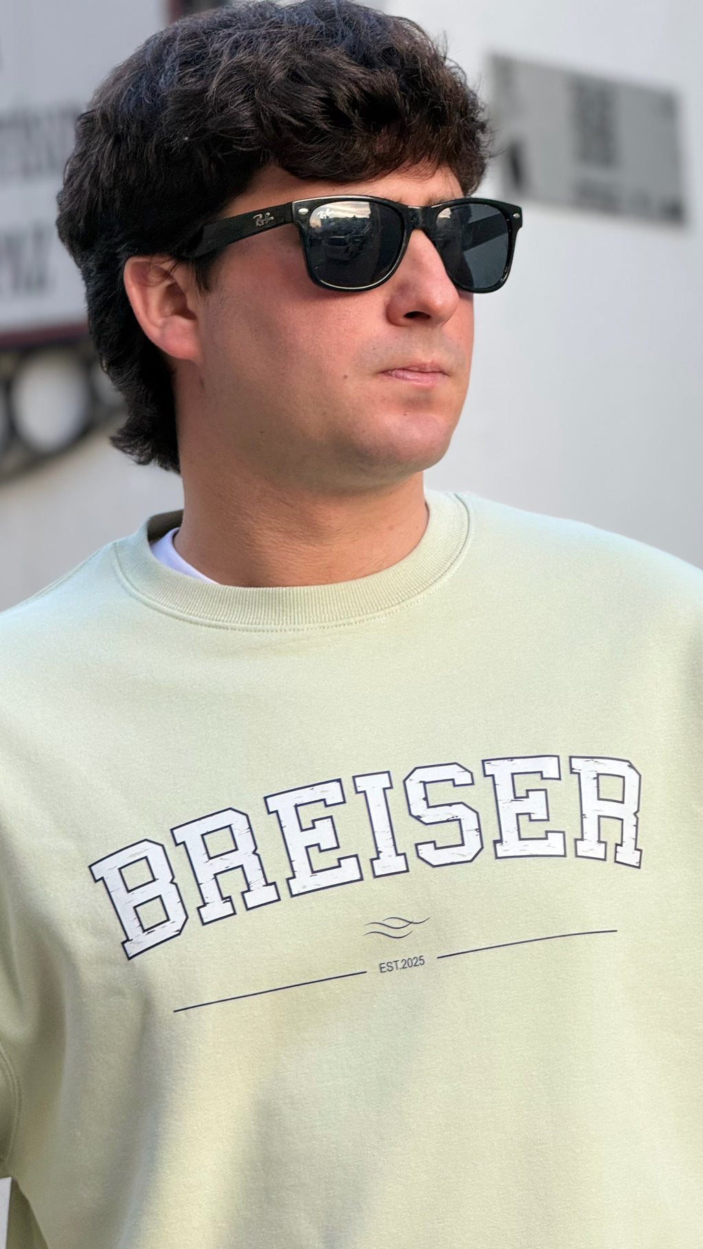 SUDADERA BREISER EST. 2025 — Verde Menta