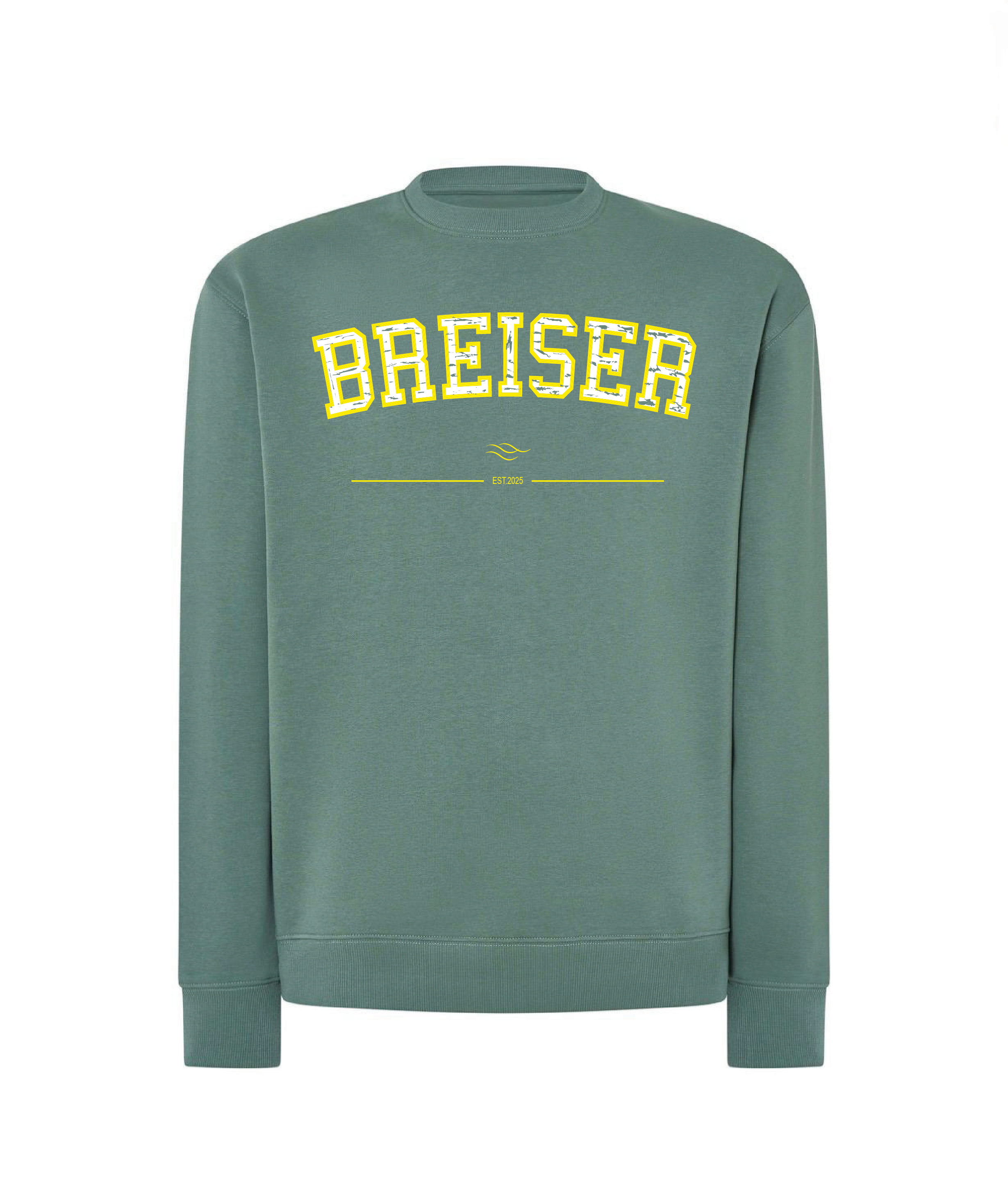 SUDADERA BREISER EST. 2025 — Verde Oscuro